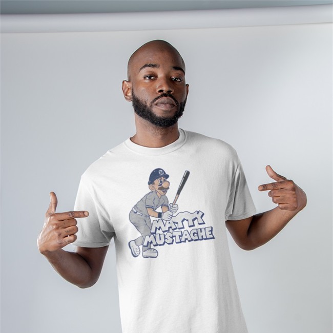 Matty Mustache T-Shirt Barstool Sports Store Matty Mustache Shirt