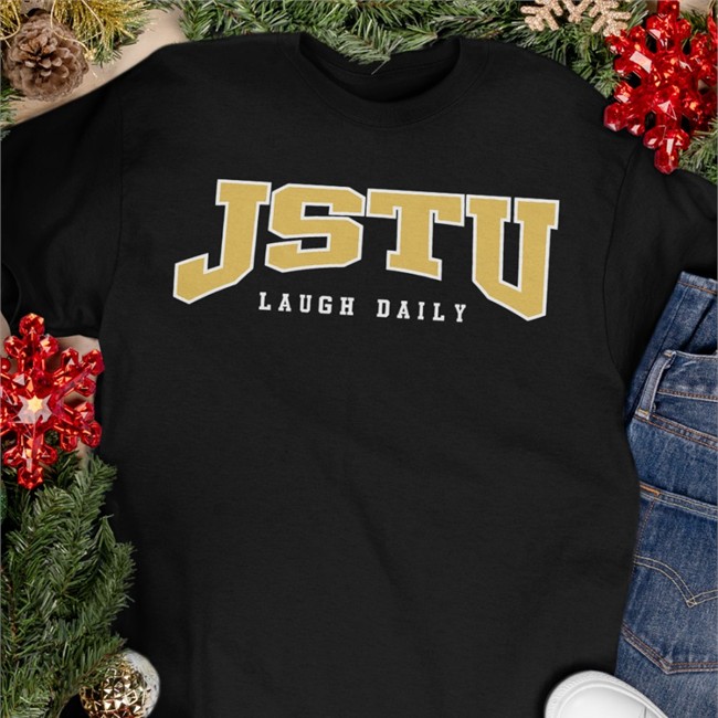 Jstu Universtiy Laugh Daily Crewneck Sweatshirt
