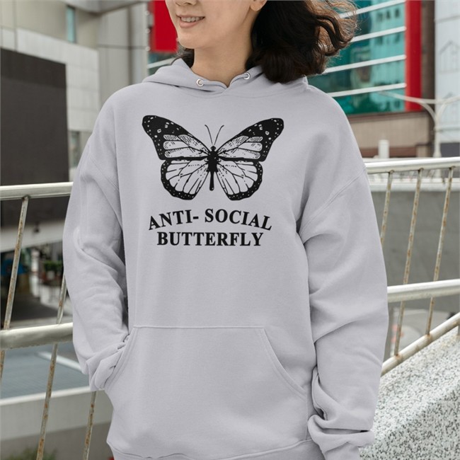 Anti Social Butterfly Tank Top Sam Ann