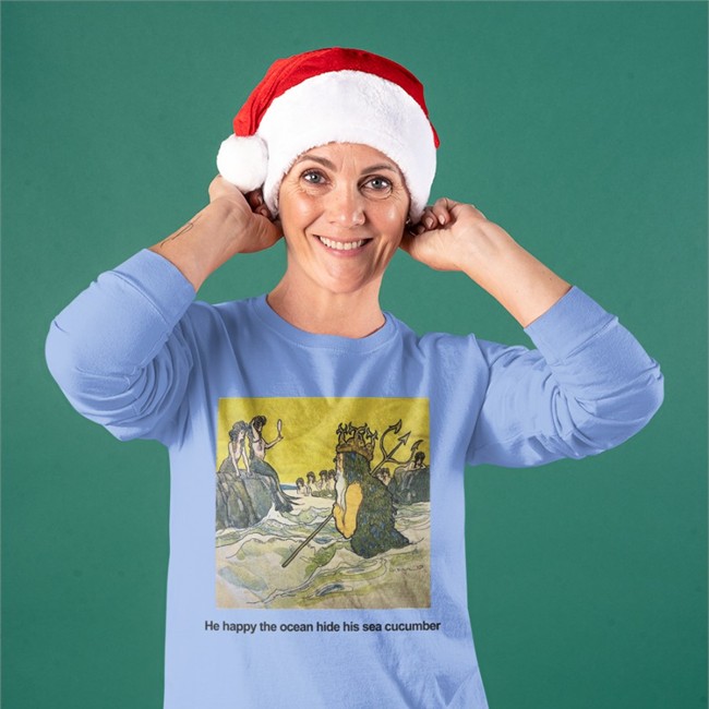 He Happy The Ocean Hide His Sea Cucumber T Shirt