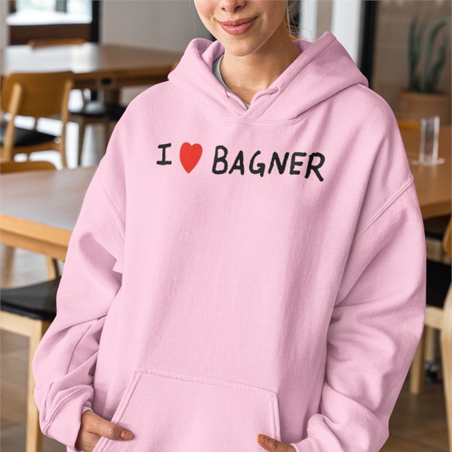 I Love Bagner Long Sleeve T Shirt Bagnersnft