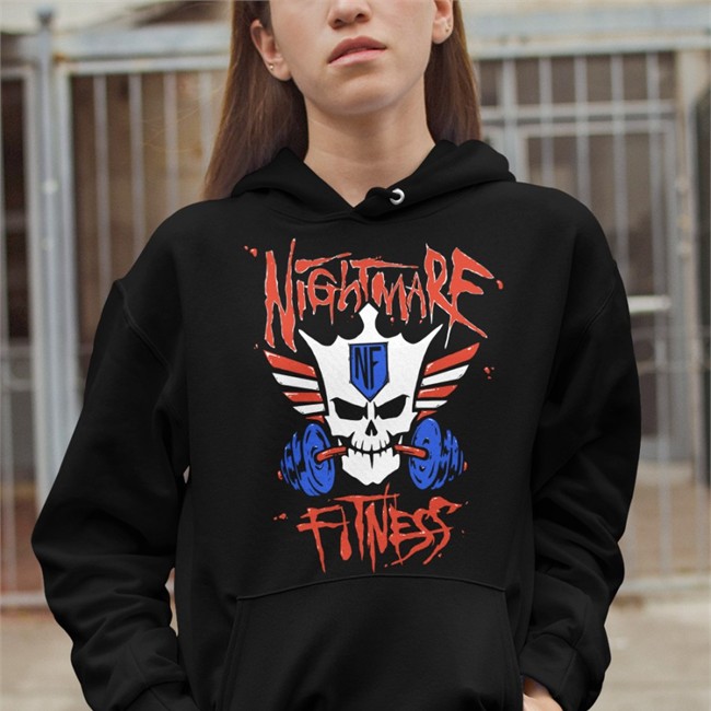 Cody Rhodes Nightmare Fitness Hooded Sweatshirt Nightmare Fitness Shirts Cody Rhodes