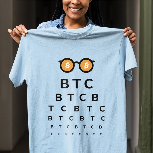 Cointelegraph Merch Bitcoin Vision Shirts Vision Test Btc Coincornerdanny Danny Scott