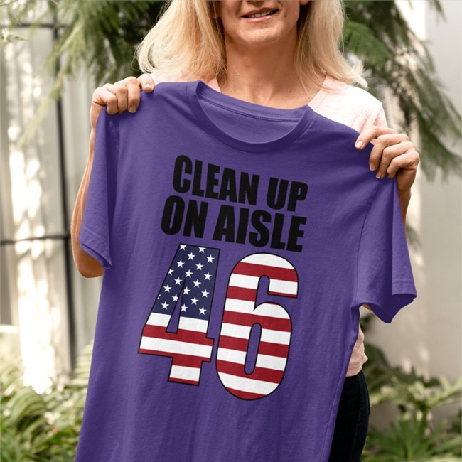 RepublicanAZCPA Clean Up On Aisle 46 Falg American Hooded Sweatshirt