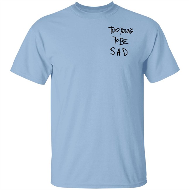 Tate Mcrae Merch Too Young To Be Sad Hoodie Tate Mcrae Merch Too Young To Be Sad Hoodie