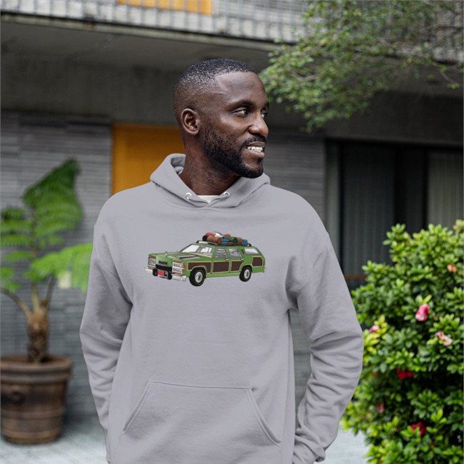 Super 70s Sports Store Antarctic Blue Super Sports Wagon Family Truckster Long Sleeve Tee Shirt