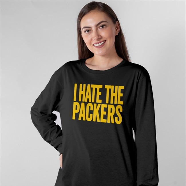 I Hate The Packers Long Sleeve T Shirt