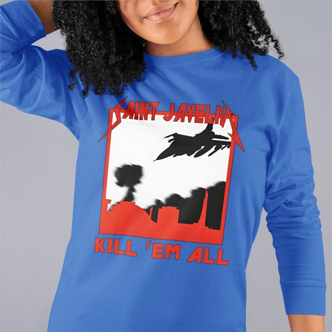 Saint Javelin Kill Em All T Shirt Black