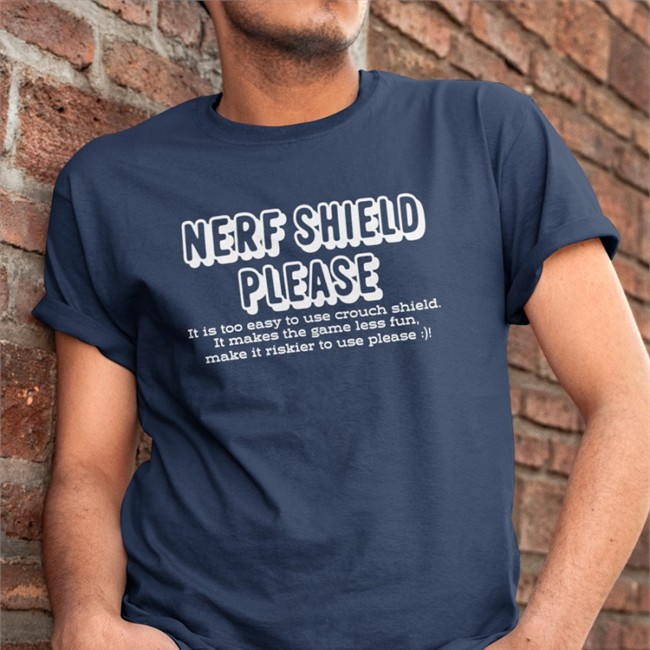 Nerf Shield Please It Is Too Easy To Use Crouch Shield It Makes The Game Less Fun Make It Riskier To Use Please Hoodie ScrawtV