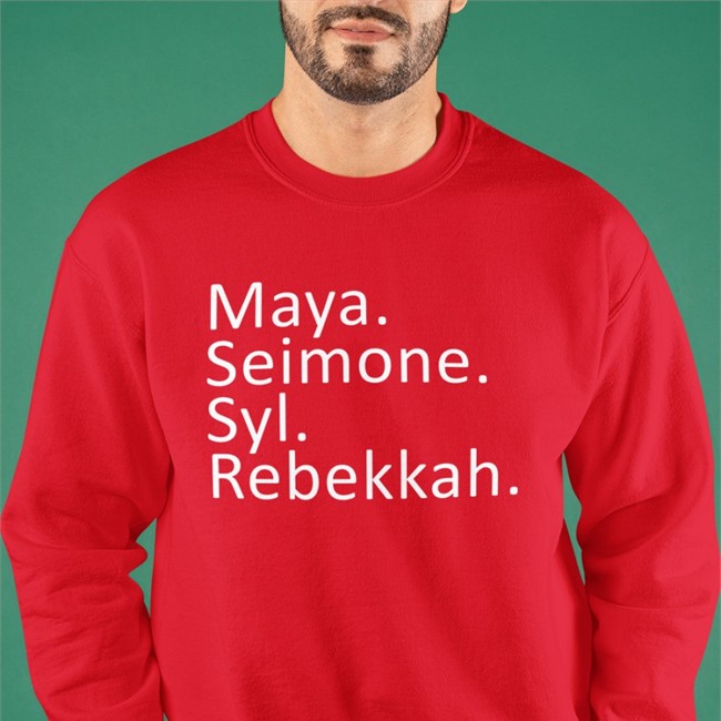 Maya Seimone Syl Rebekkah Sweatshirt Nicole Falls Maya Seimone Syl Rebekkah Hoodie