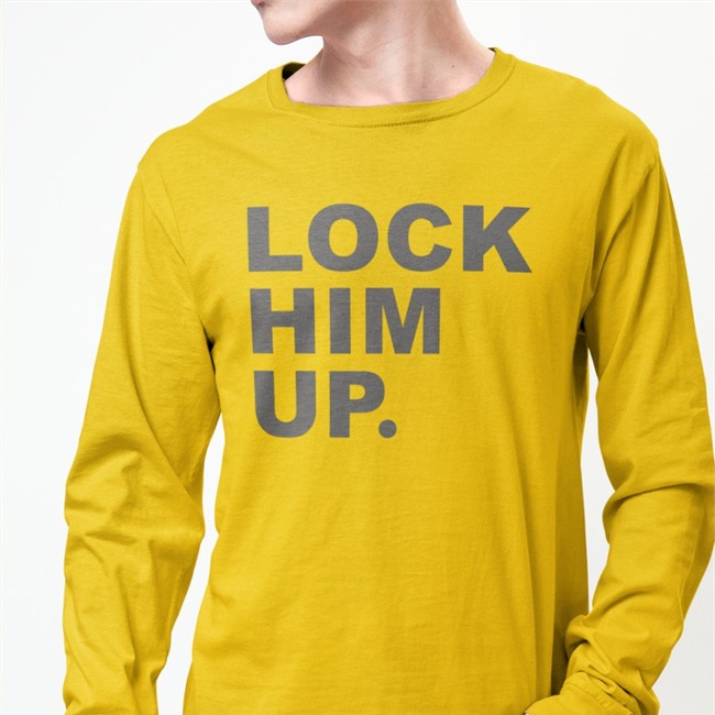 Lock Him Up T Shirt Balance Of Power Merch Luis A. Miranda, Jr