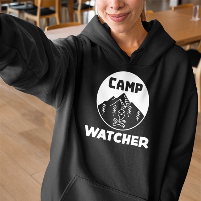 Camp Watcher Shirts Watcher Store Merch Too Many Spirits Camp Watcher T Shirt