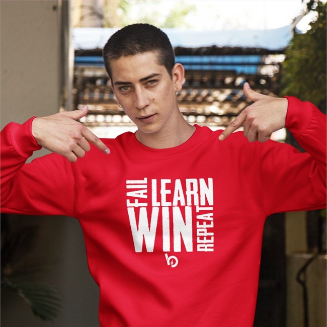 Fail Learn Win Repeat Hoodie