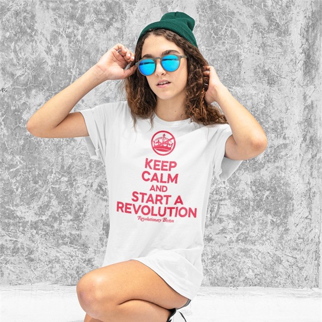 Donithedon Keep Calm And Start A Revolution Revolutionary Boston Sweatshirt The Constitutionalist