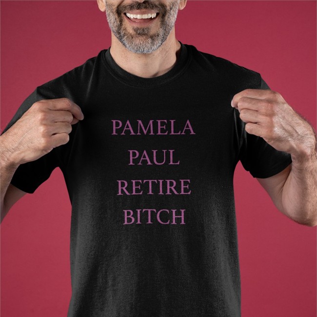 Pamela Paul Retire Bitch Long Sleeve T Shirt Emily Gould Pamela Paul Retire Bitch Tee