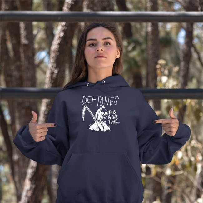 Deftones This Is Our Time Hooded Sweatshirt Reaper Black