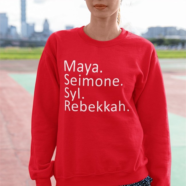 Maya Seimone Syl Rebekkah Sweatshirt Nicole Falls Maya Seimone Syl Rebekkah T Shirt