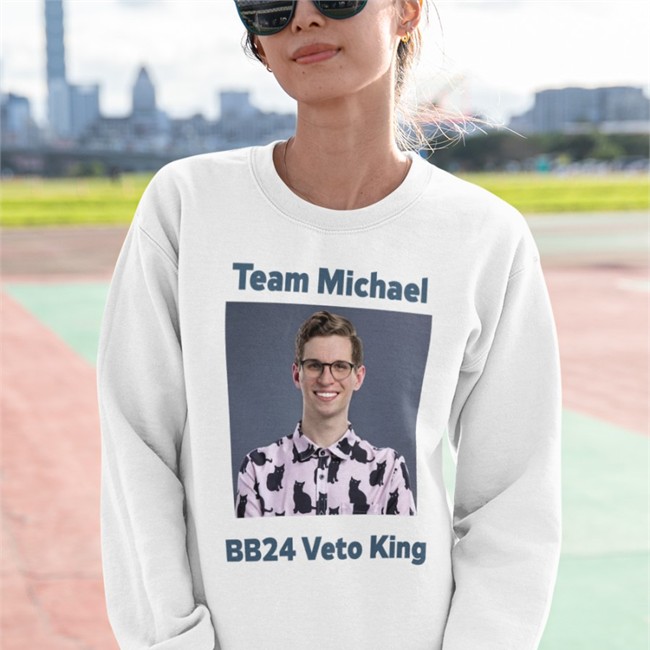 Team Michael Bb24 Veto King T Shirt Light Pink Team Michael Bb24 Veto King T Shirt Michael Bruner
