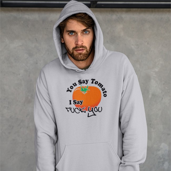 Strangethrift You Say Tomato I Say Fuck You Tee Weird Thrift Store Shirts