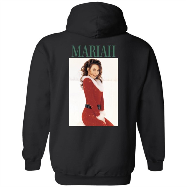 Mariah Carey November 1, 1994 Merry Christmas Photo Hoodie Mariah Carey Merch