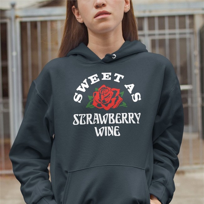 Chris Stapleton Merch Sweet As Strawberry Wine Sweatshirt Black