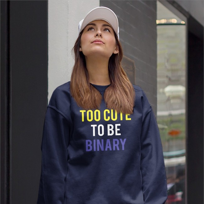 Too Cute To Be Binary Shirt Kristyn Wong-Tam Farrah Khan