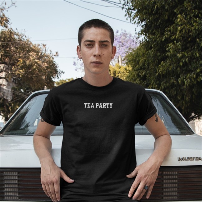 Tea Party Shirt Daz Black Merch Tea Party T Shirt Daz Black Merch Black