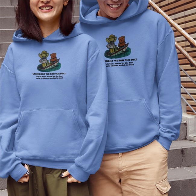 Unmerrily We Row Our Boat Life Is But A Dream For The Dead Swim In Illusion Or Sink In Dread Sweatshirts Poorly Translated Shirts Unmerrily We Row Our Boat Life Is But A Dream For The Dead Swim In Illusion Or Sink In Dread Crewneck Sweatshirt Poorly Translated Shirts