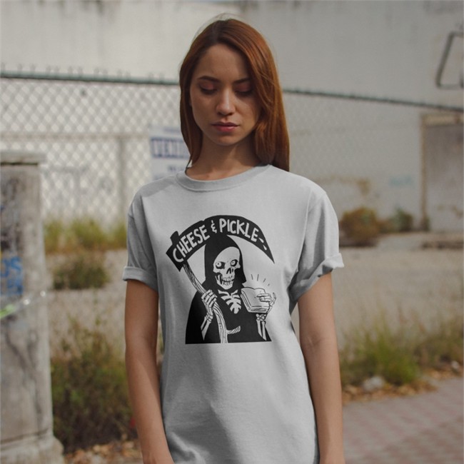 Cheese & Pickle - Becky Cloonan Shirts Rogue Print Co Merch Cheese & Pickle - Becky Cloonan Shirts Becky Cloonan