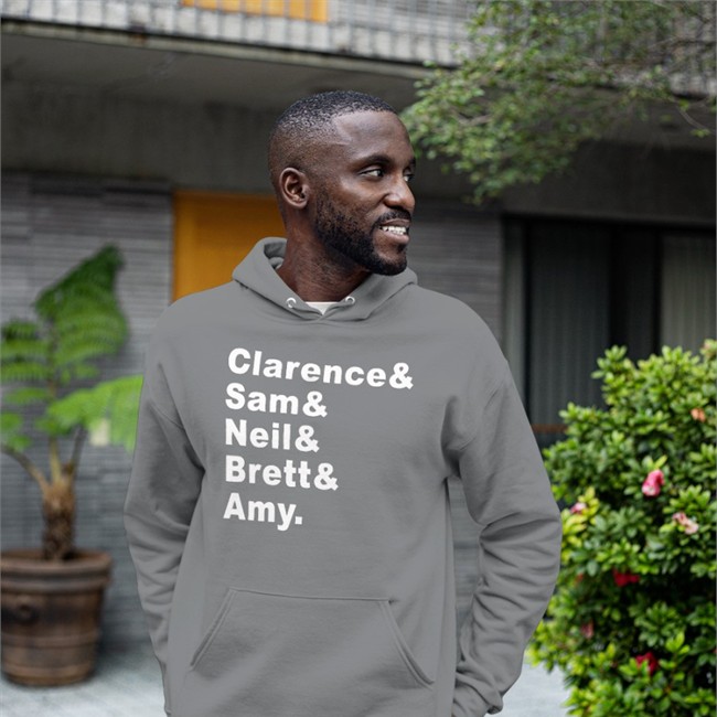 Clarence Sam Neil Brett Amy Shirt Clarence Sam Neil Brett Amy T Shirt