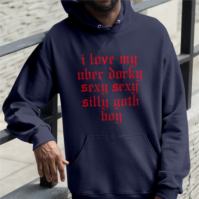 I Love My Uber Dorky Sexy Sexy Silly Goth Boy Tee