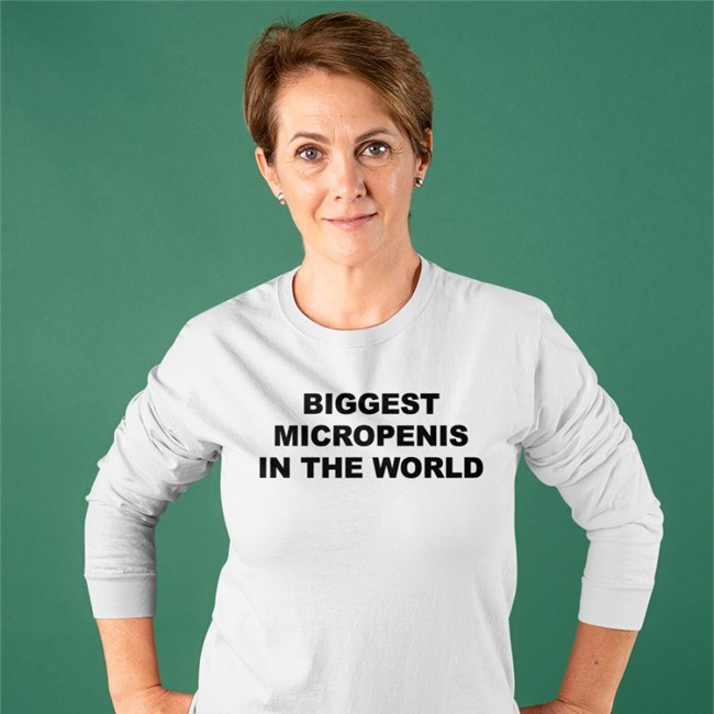 Biggest Micropenis In The World T Shirt White