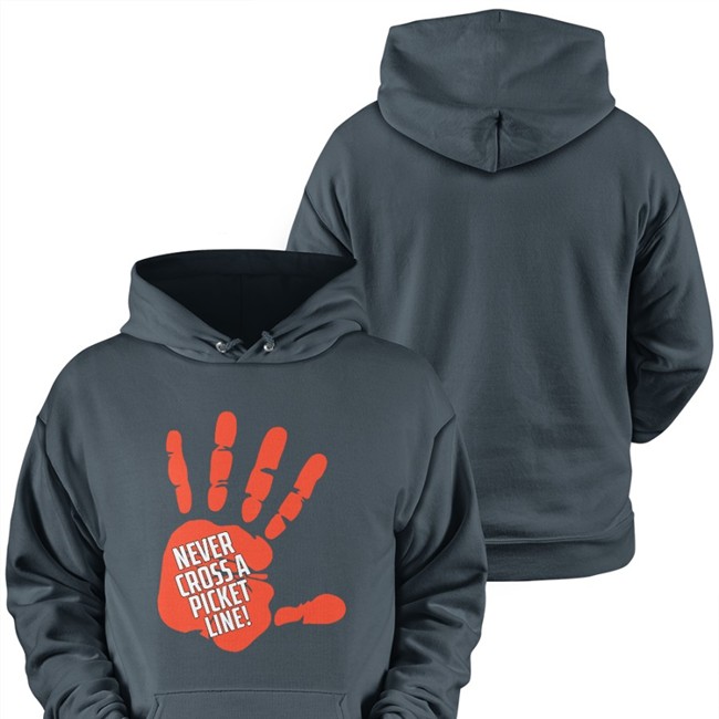 Never Cross A Picket Line Tee Shirt