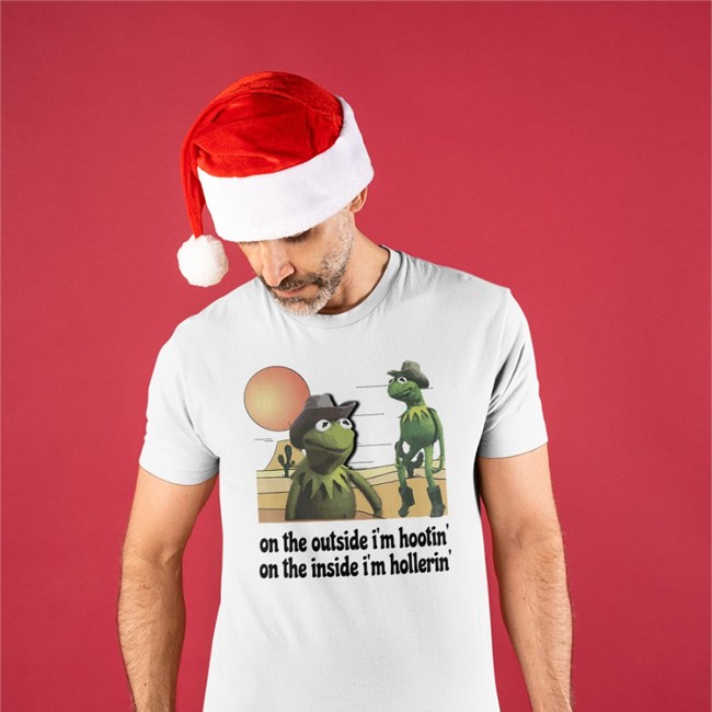 On The Outside I'm Hootin' On The Inside I'm Hollerin' Tee Shirt