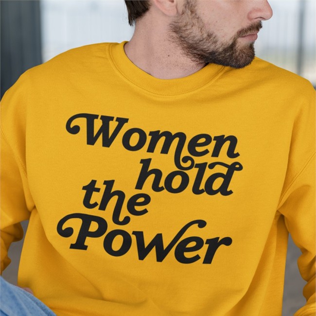 Women Hold The Power T Shirt White