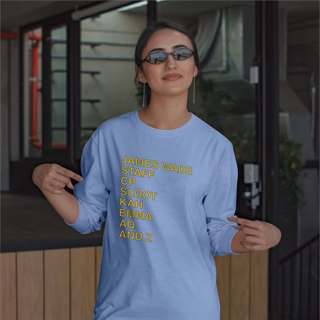 Annie Costabile James Wade Staff Cp Sloot Kah Emma Aq And Z T Shirt Obvious Shirts