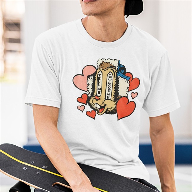 Asthmatic Kitty Store Sufjan Stevens Beaver Tell Me You Love Me Tee Shirt Asthmatic Kitty Store Sufjan Stevens Beaver Tell Me You Love Me Tee