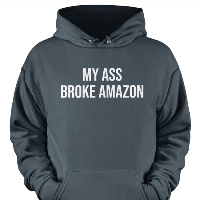 Jensen Ackles My Ass Broke Amazon Hooded Sweatshirt Spndc