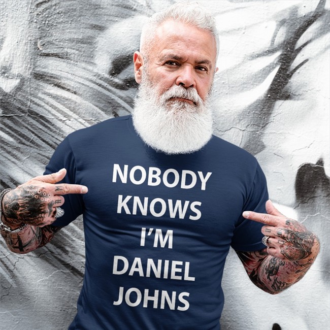 Black Nobody Knows I'm Daniel Johns Tank Top Daniel Johns