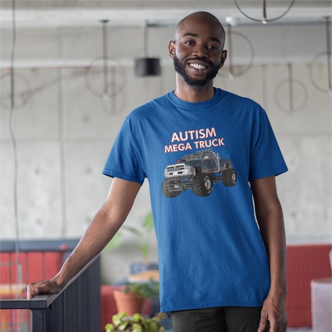 Autism Mega Truck Long Sleeve T Shirt Autism Mega Truck Long Sleeve T Shirt
