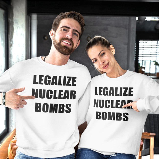 Jxxyy Nukeware Store Merch Legalize Nuclear Bombs Shirt