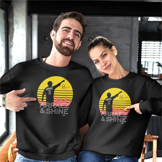 Arraez & Shine T Shirt Luis Arraez Bally Sports North Caleb Thielbar Caleb Thielbar Arraez & Shine T Shirt Luis Arraez Bally Sports North