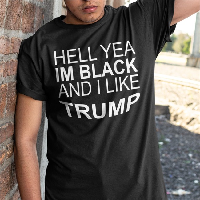 Zeek “Conservative Gangsta” Arkham Zeekarkham Hell Yeah I’M Black And I Like Trump T Shirt