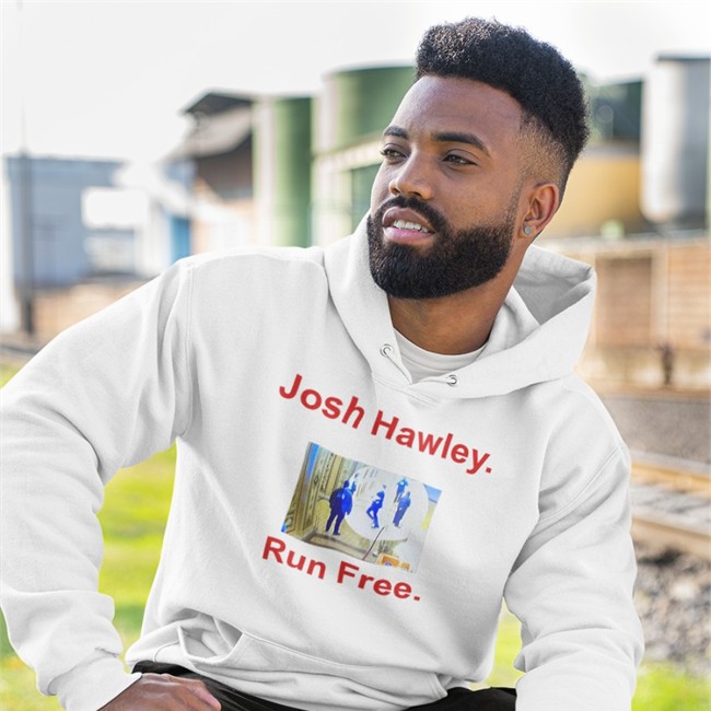 Josh Hawley Run Free Tee Shirt Josh Hawley Run Free Shirt Flexghost Josh Hawley Merch