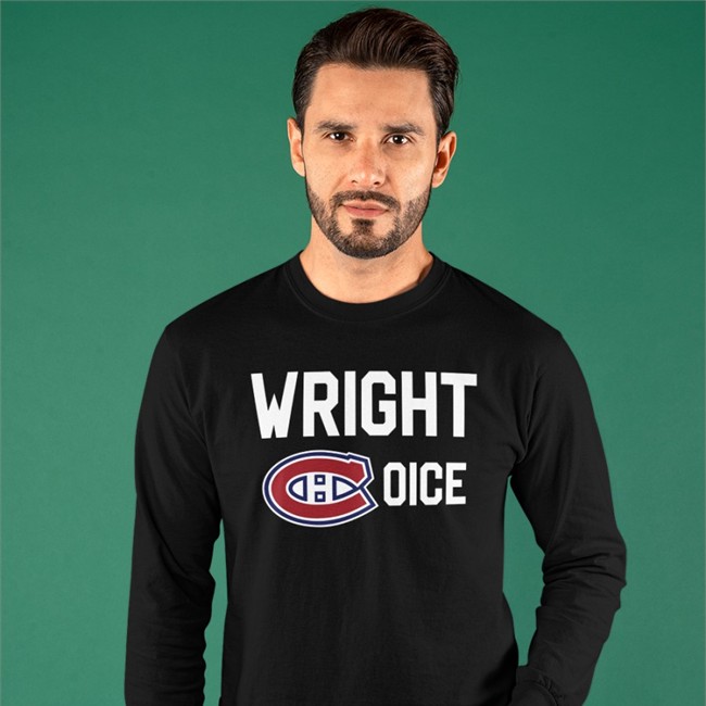 Wright Choice Montreal Canadiens Hoodie Hockey Images That Precede Unfortunate Events Wright Choice Montreal Canadiens Tee