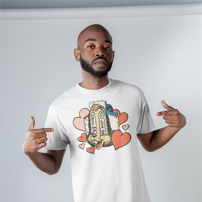Asthmatic Kitty Store Sufjan Stevens Beaver Tell Me You Love Me Tee Shirt Sufjan Stevens Beaver Tell Me You Love Me Tee