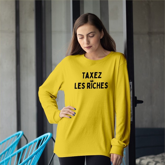 Taxez Les Riches Tee Manon Aubry Manon Aubry La Petite Republique Merch Taxez Les Riches T Shirt