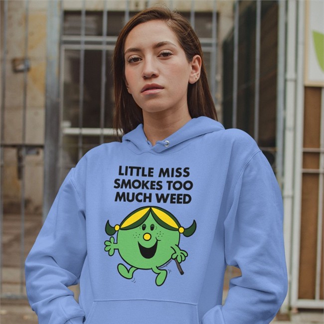 Little Miss Smokes Too Much Weed Tees