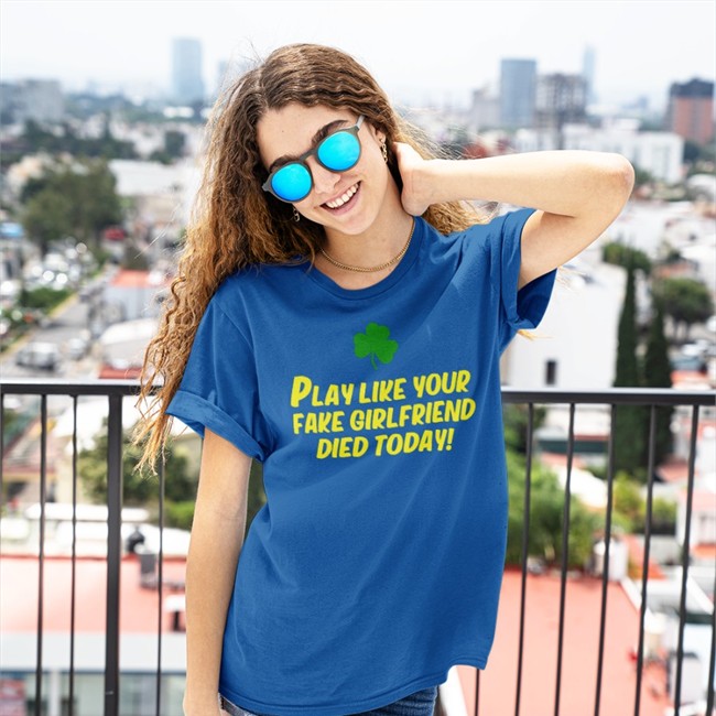 Manti Te’o Play Like Your Fake Girlfriend Died Today V Neck T Shirt Dave Portnoy