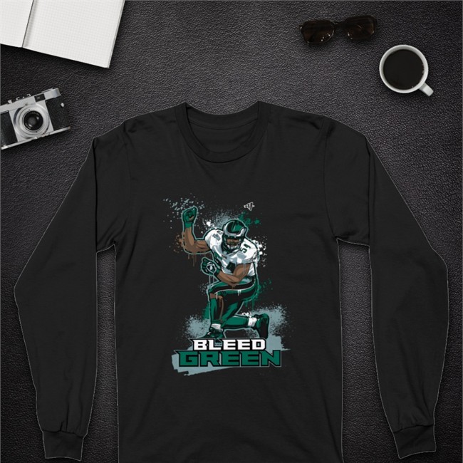 Art History 101 Merch Bleed Green Jeremiah Trotter Shirt Nick Sirianni Shamus